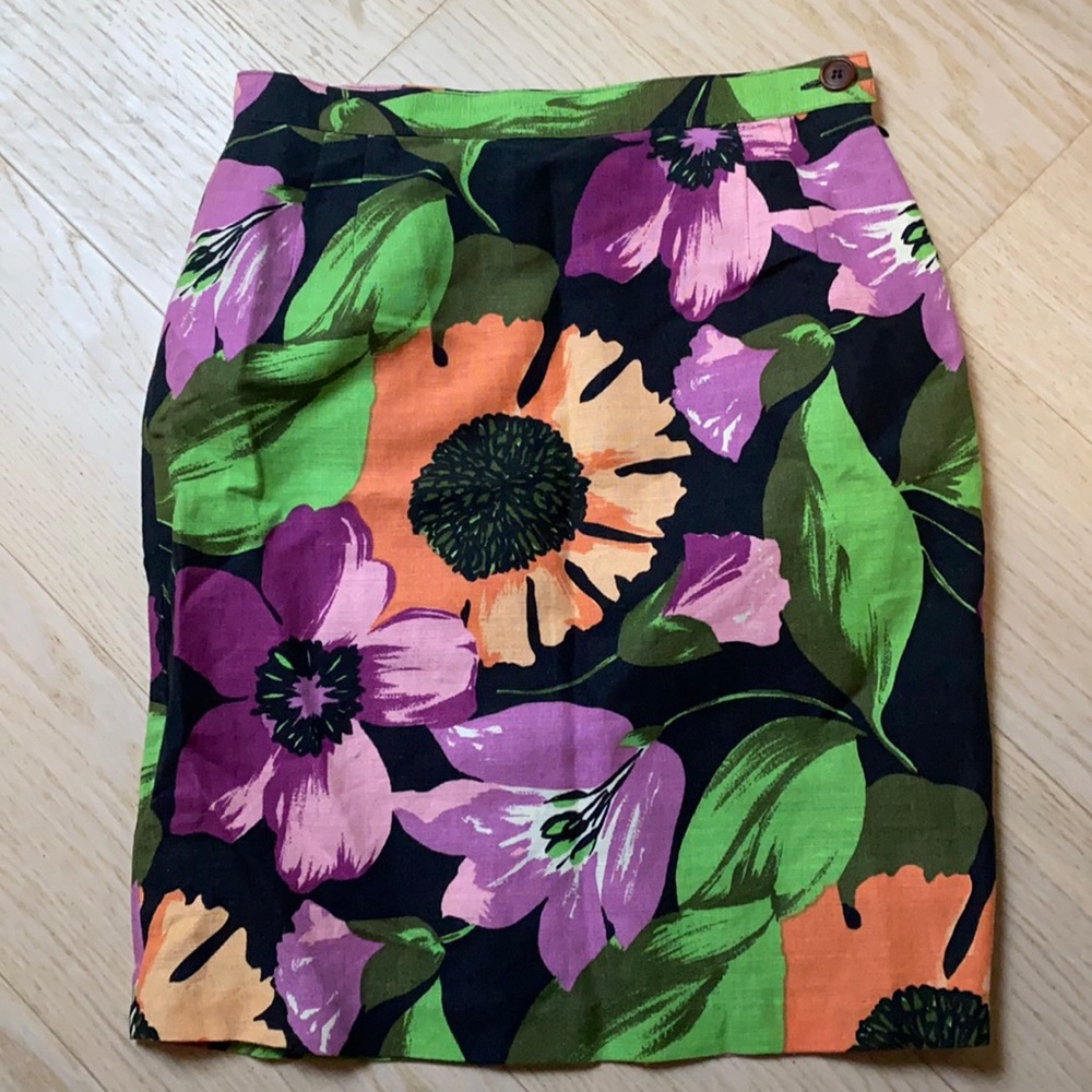 Floral Pencil Skirt